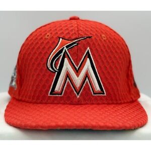 Florida Marlins New Era 2017 All-Star Game Orange Fitted Hat - Size 7 1/8